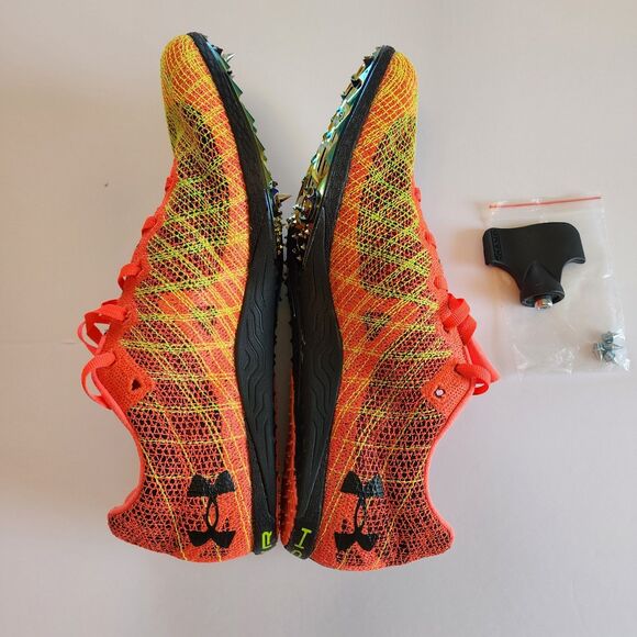 Under Armour Cleats Mems 9.5 Womens 11 Dark Sky HOVR Shakedown Distance Track - Picture 5 of 8